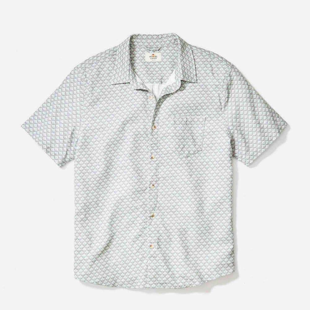 Marine Layer Men's Short Sleeve Selvage Classic Shirt - Image 5