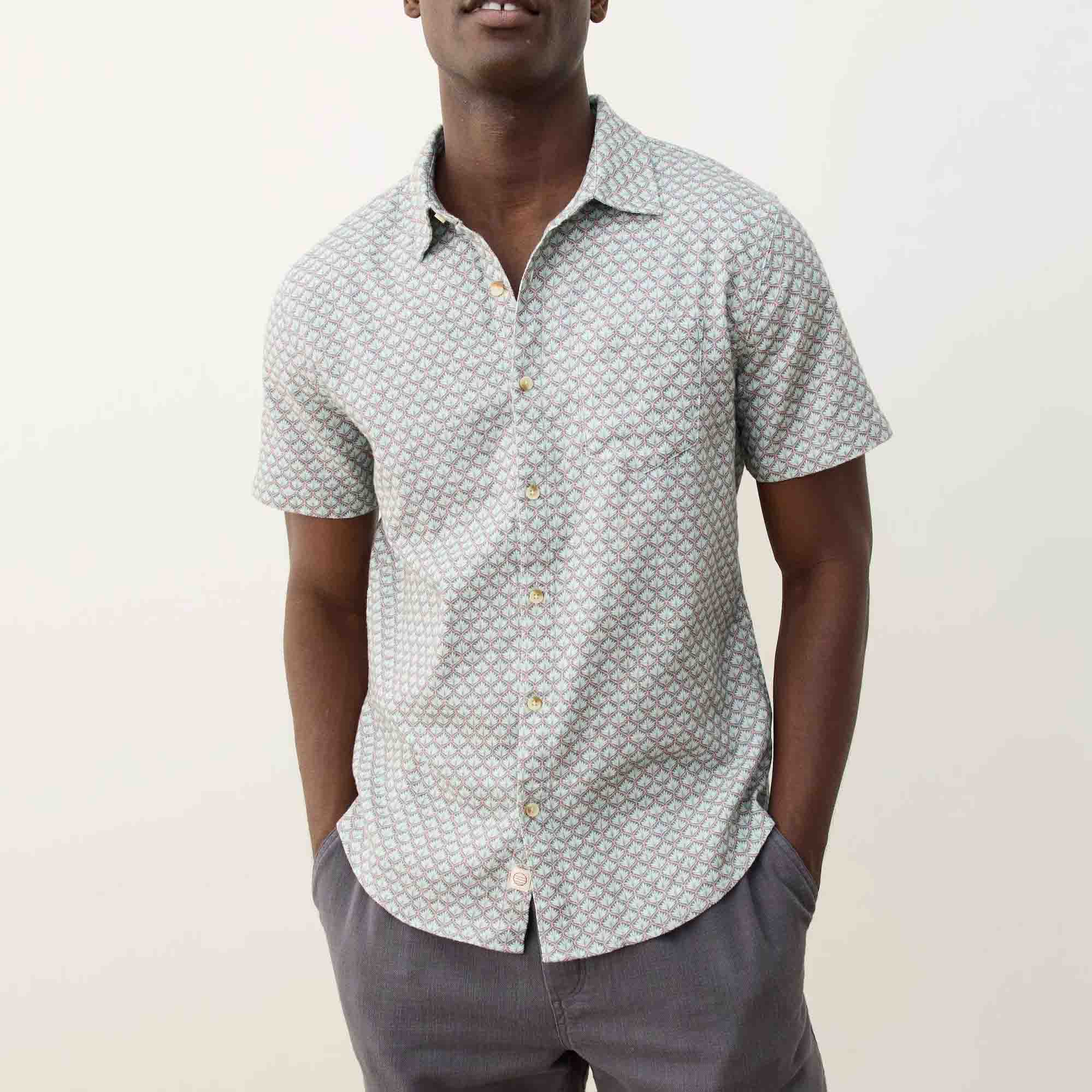 Marine Layer Men's Short Sleeve Selvage Classic Shirt - Image 6