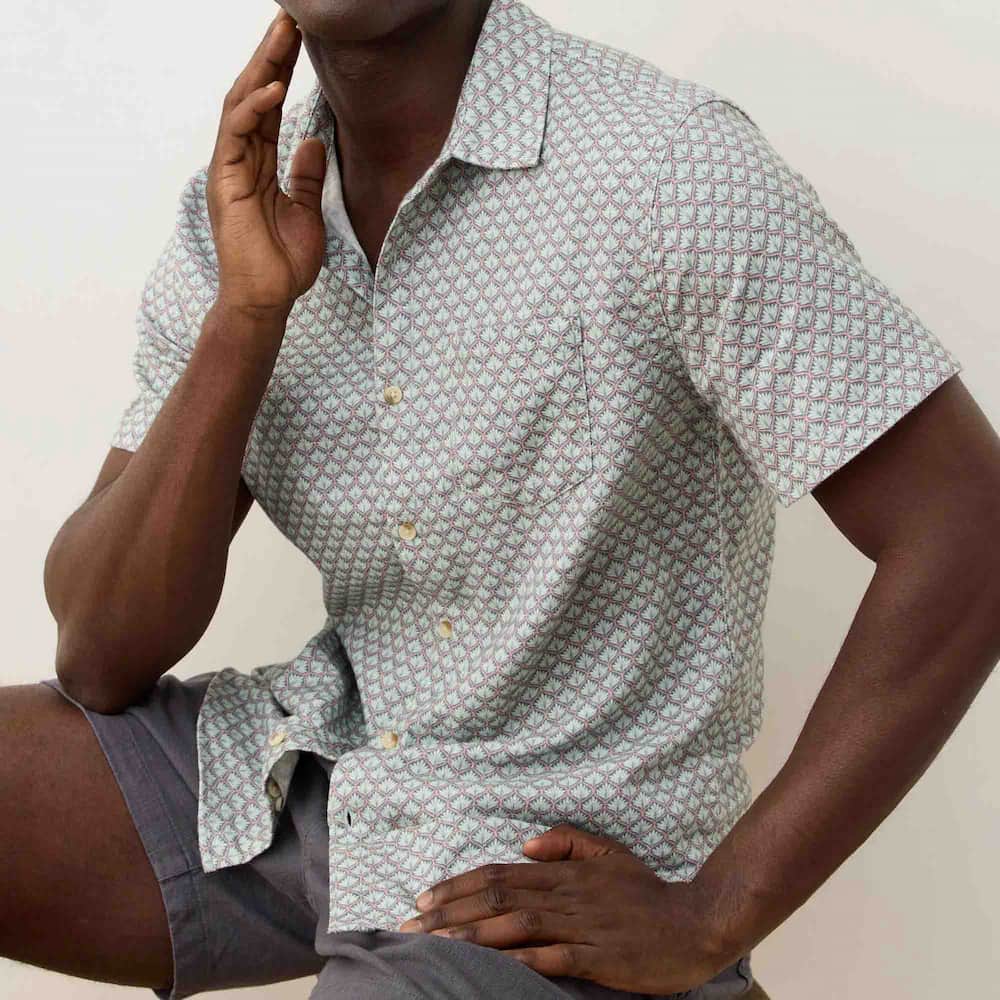 Marine Layer Men's Short Sleeve Selvage Classic Shirt - Image 8