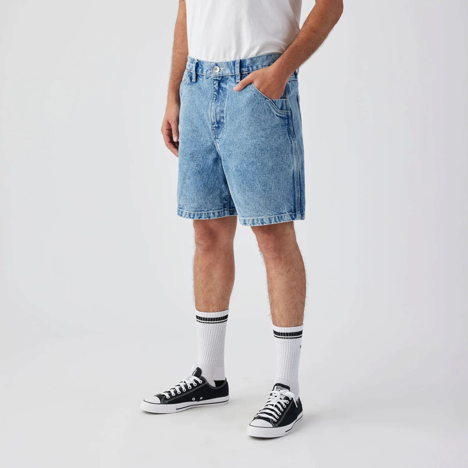 Seager Men's Sandstone Denim Shorts - Image 3