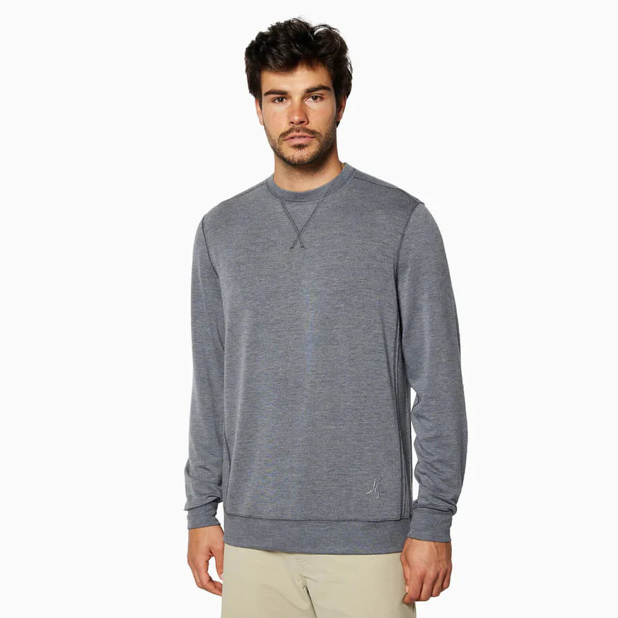Toes On The Nose Men's Sea Silk Growler Long Sleeve Crew - Image 10