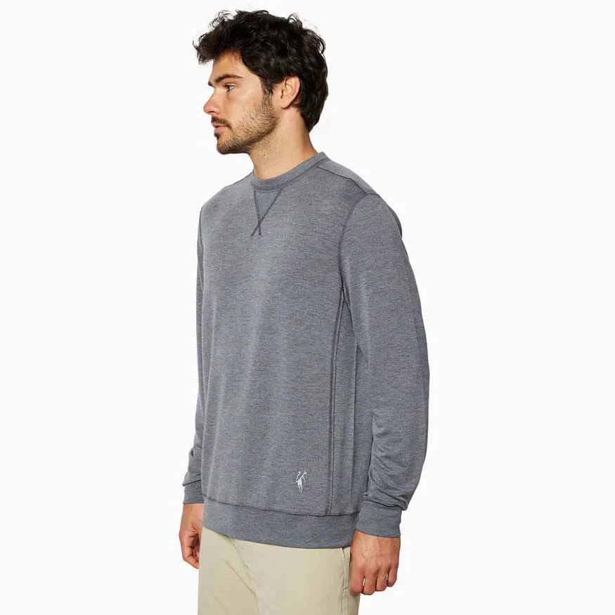 Toes On The Nose Men's Sea Silk Growler Long Sleeve Crew - Image 11