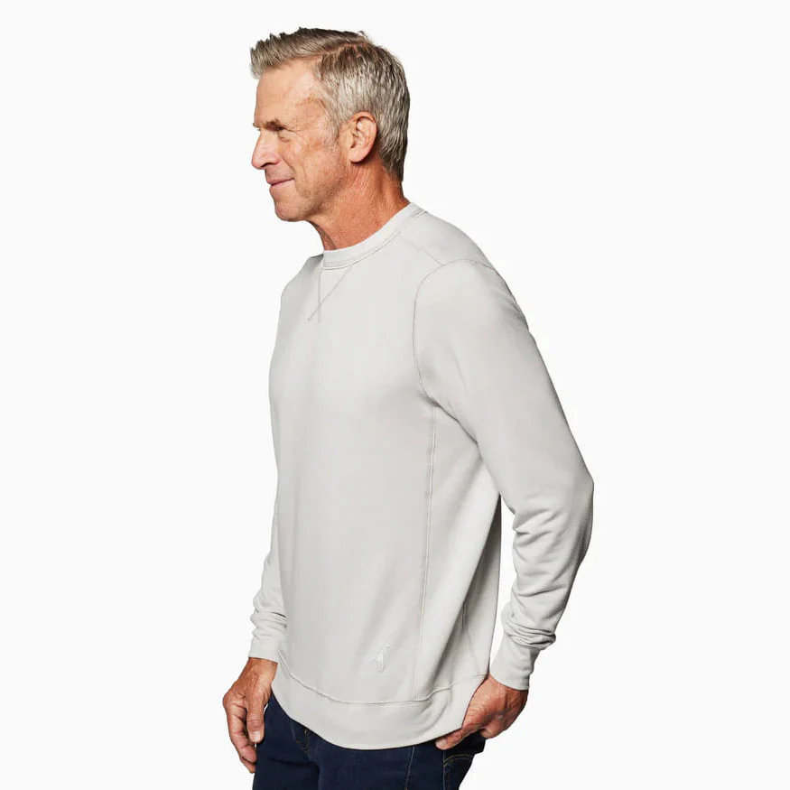 Toes On The Nose Men's Sea Silk Growler Long Sleeve Crew - Image 7