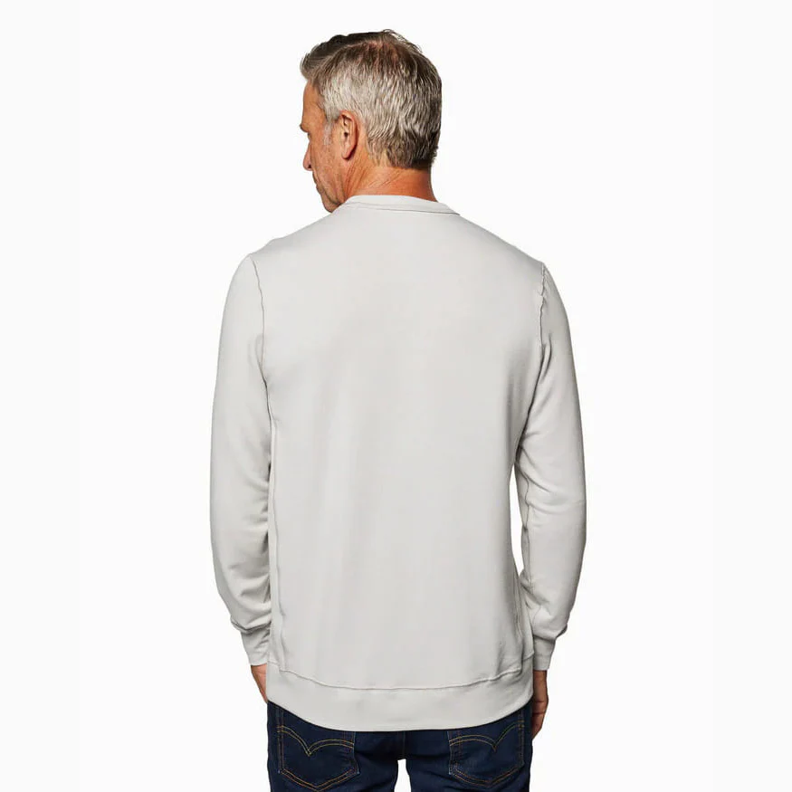 Toes On The Nose Men's Sea Silk Growler Long Sleeve Crew - Image 8