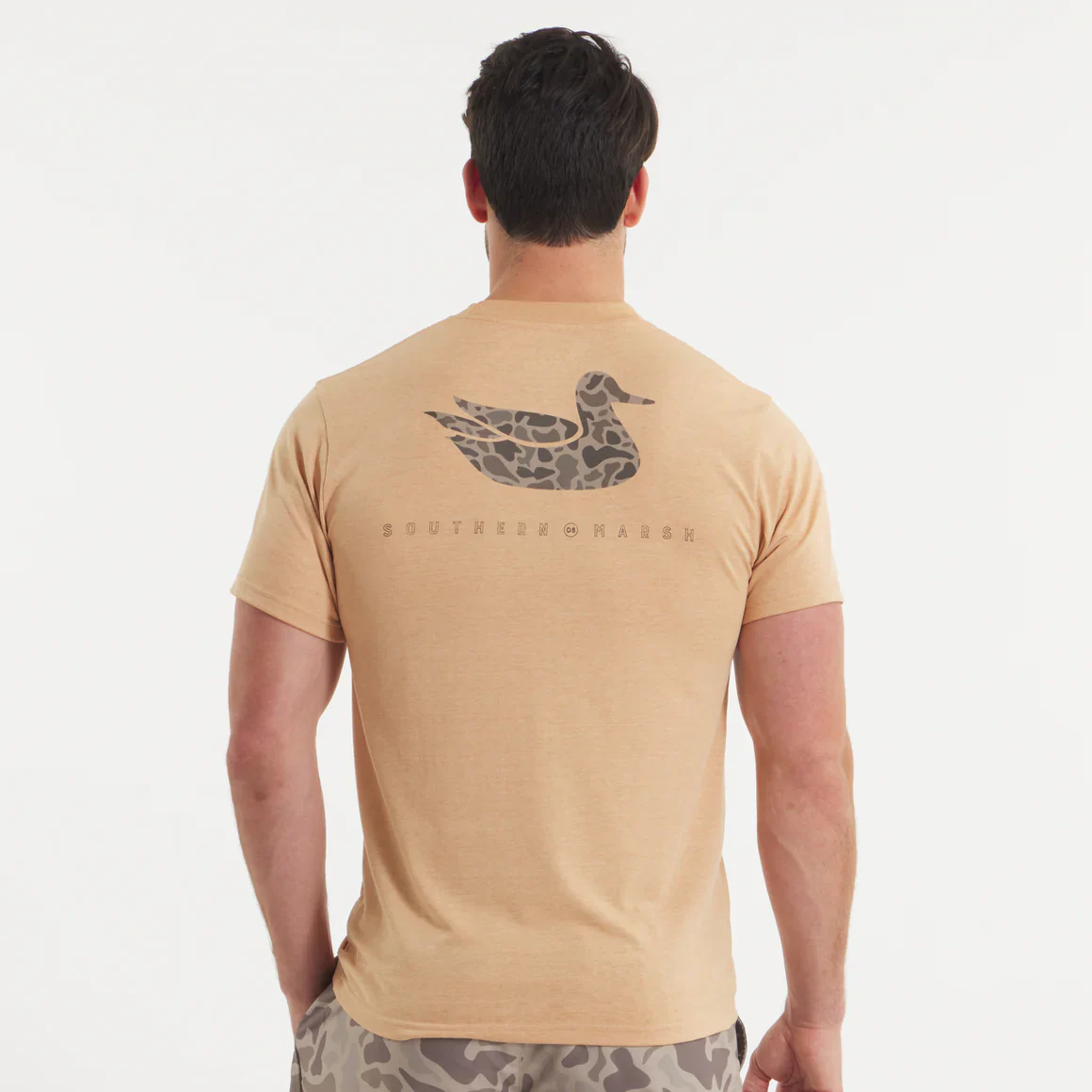 Southern Marsh Seawash Tee - Retro Duck - Image 3