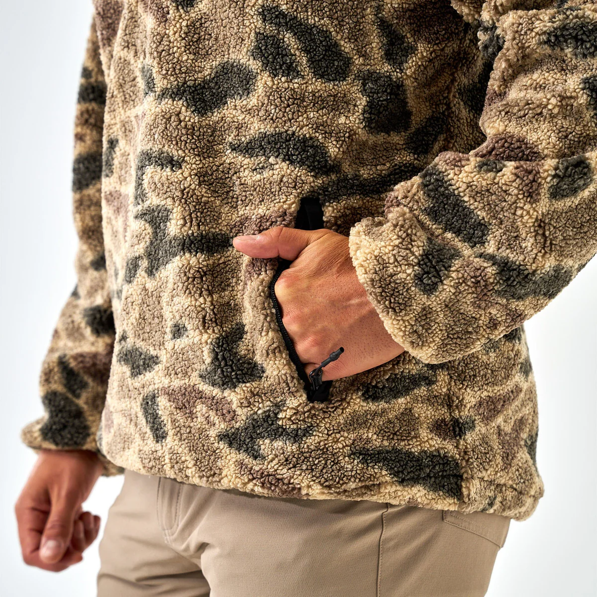 Burlebo Men's Sherpa Quarter Zip - Image 4