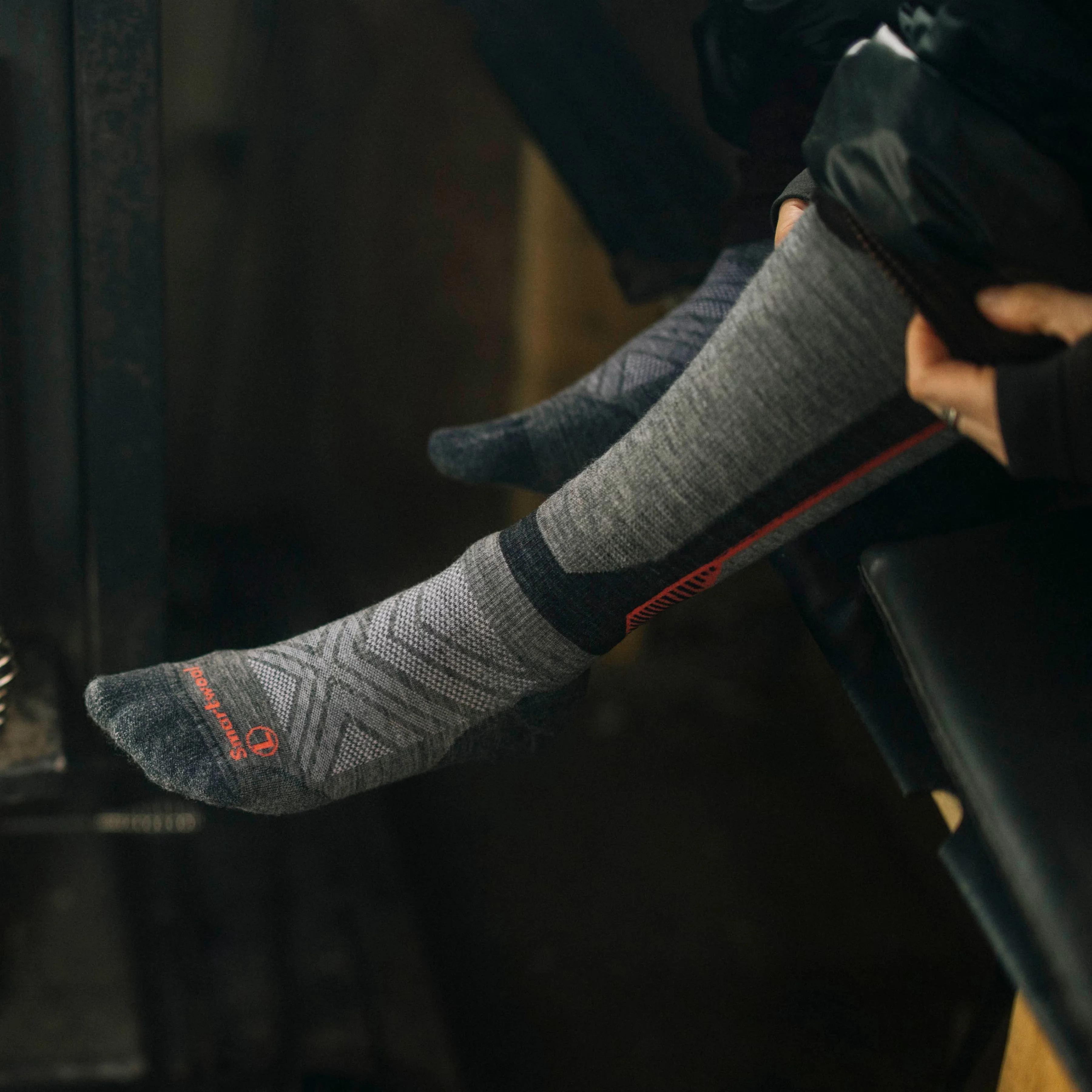 Smartwool Men's Ski Targeted Cushion Over The Calf Socks - Image 3