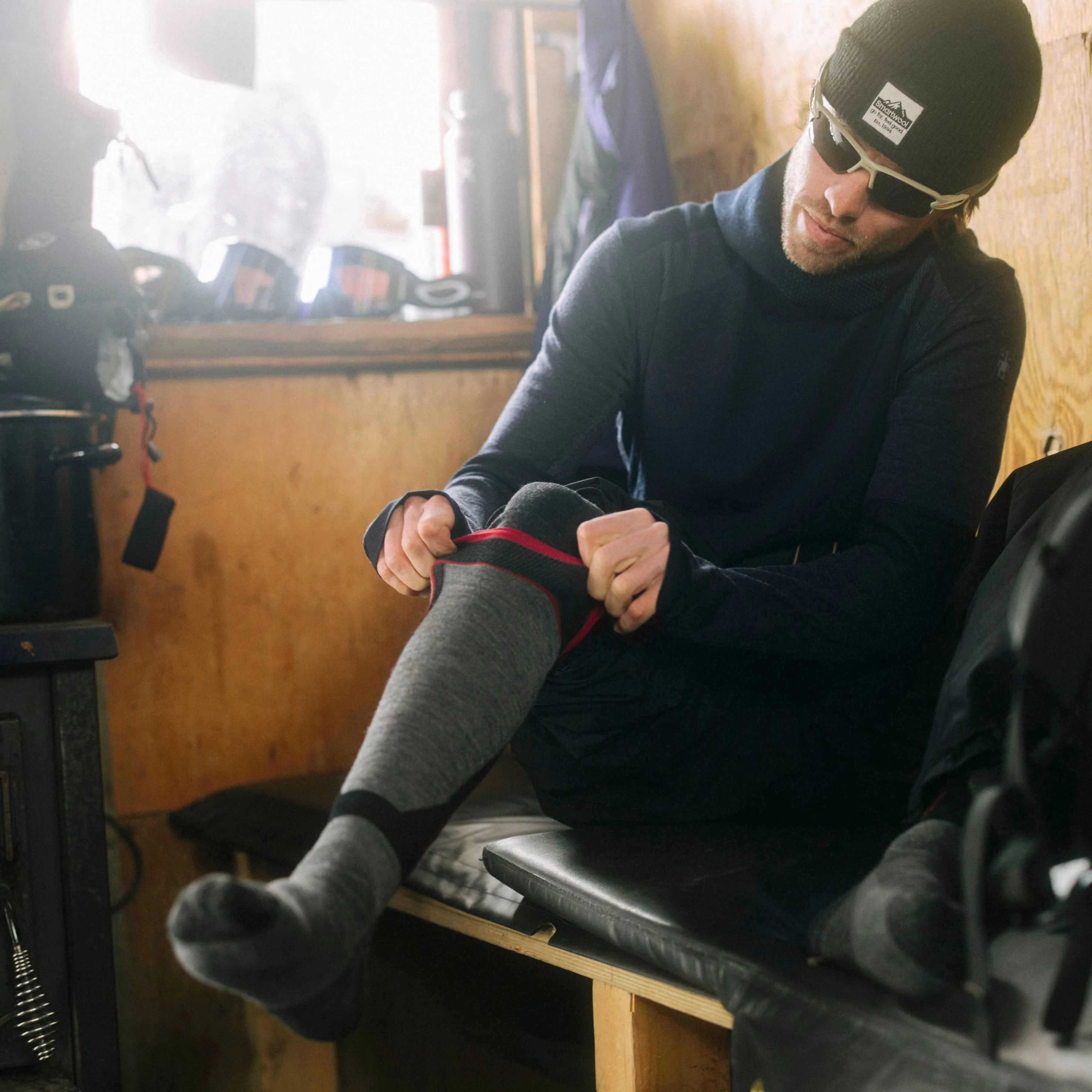 Smartwool Men's Ski Targeted Cushion Over The Calf Socks - Image 4
