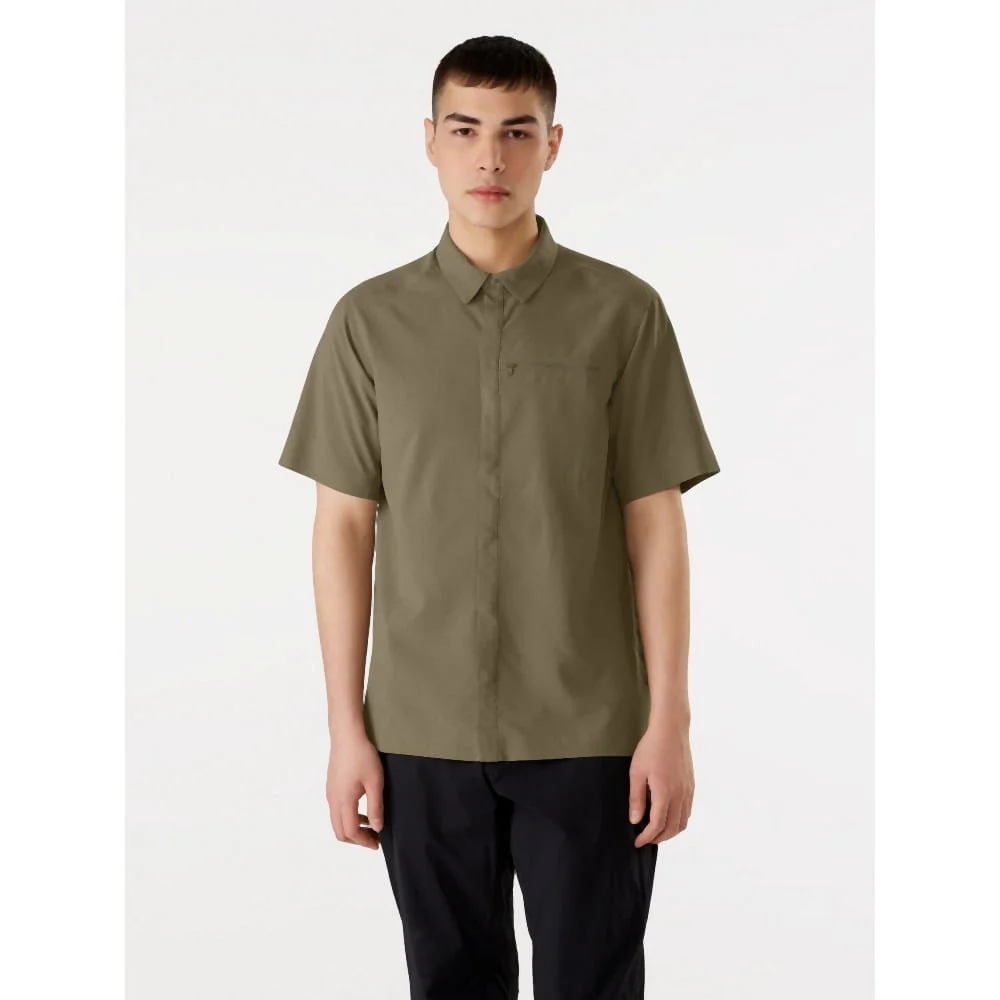 Men's Skyline Short Sleeve Shirt-Melange - Image 2