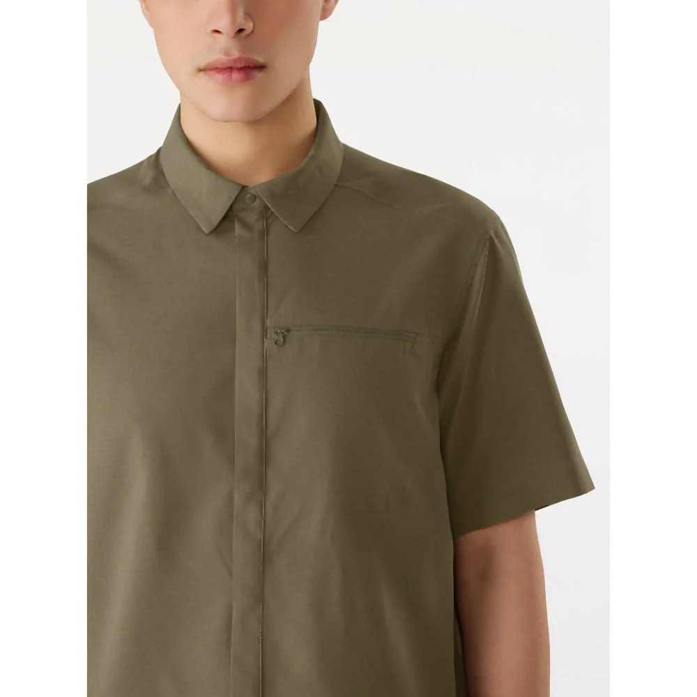 Men's Skyline Short Sleeve Shirt-Melange - Image 3