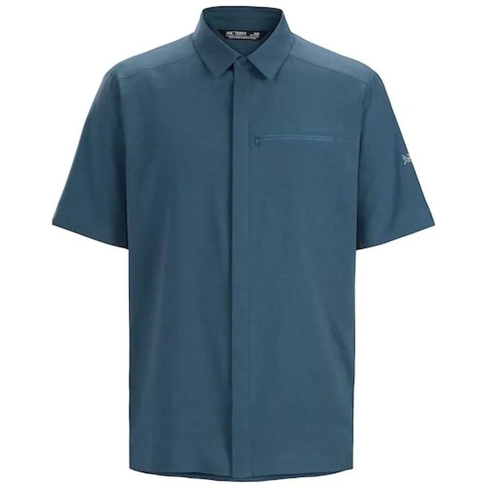 Men's Skyline Short Sleeve Shirt-Melange - Image 6