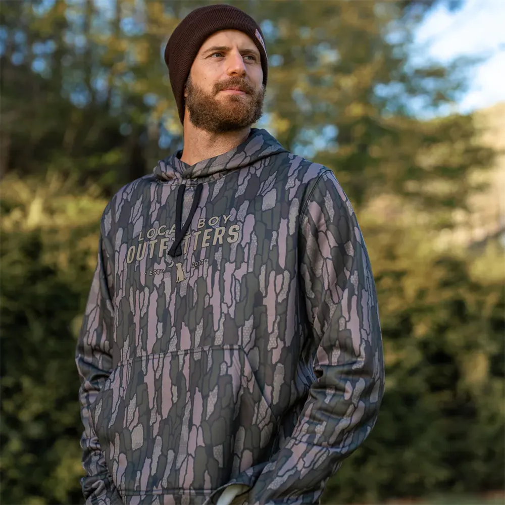 Local Boy Outfitters Men's Solid Fleece Hoodie - Image 3