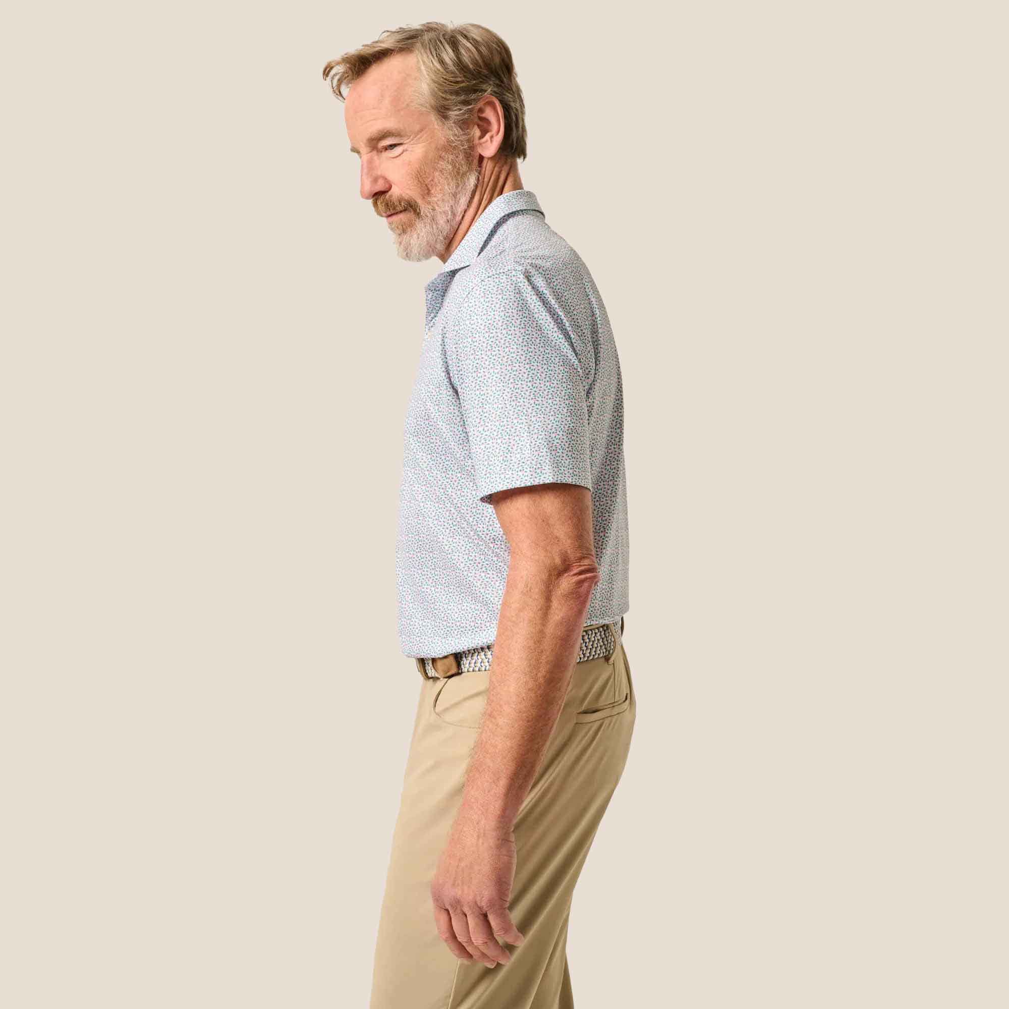 Johnnie-O Men's Springwood Printed Polo - Image 3