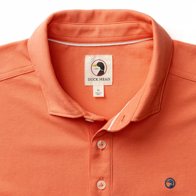 Duck Head Men's Short Sleeve Hanover Pima Pique Polo - Image 3