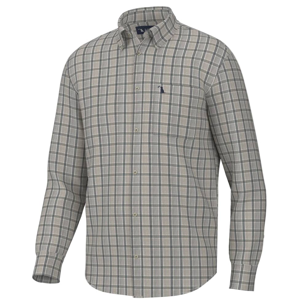 Local Boy Men's Stamps Long Sleeve Dress Shirt - Image 3