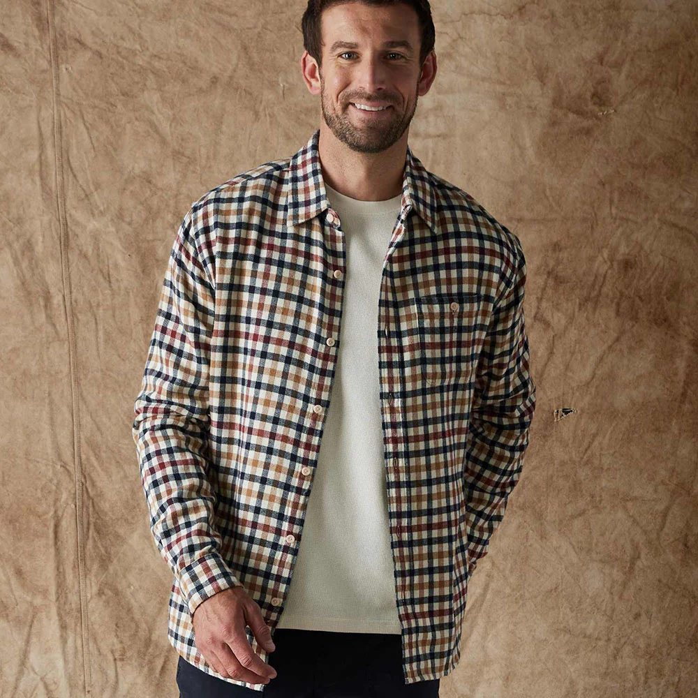 The Normal Brand Men's Stephen Long-Sleeve Button Up Shirt - Image 3