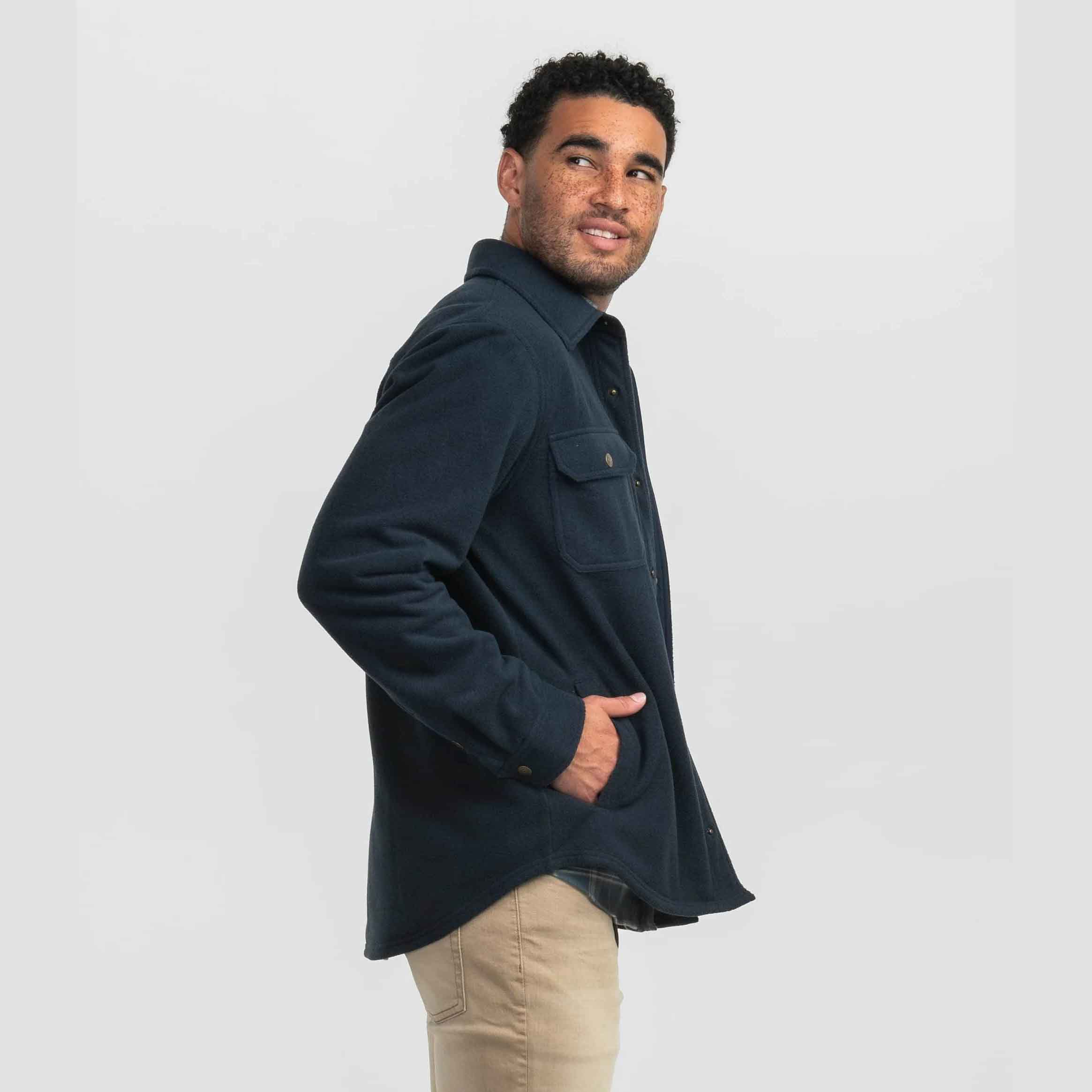 Southern Shirt Men's Stretch Twill Shacket - Image 3