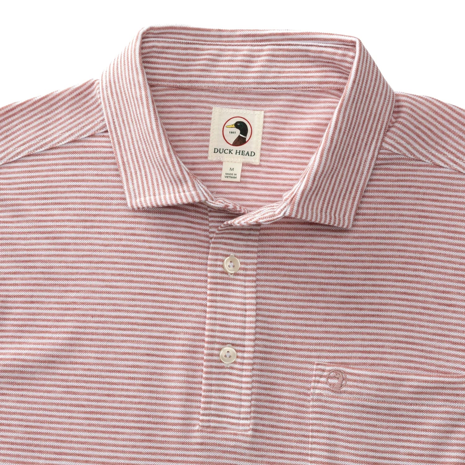 Duck Head Men's Summerford Stripe Performance Polo - Image 3
