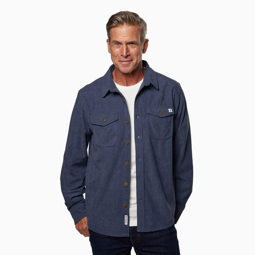 Toes On The Nose Men's Sunridge Corduroy Long Sleeve Shirt - Image 2