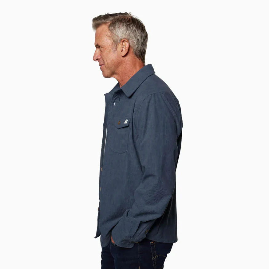 Toes On The Nose Men's Sunridge Corduroy Long Sleeve Shirt - Image 3