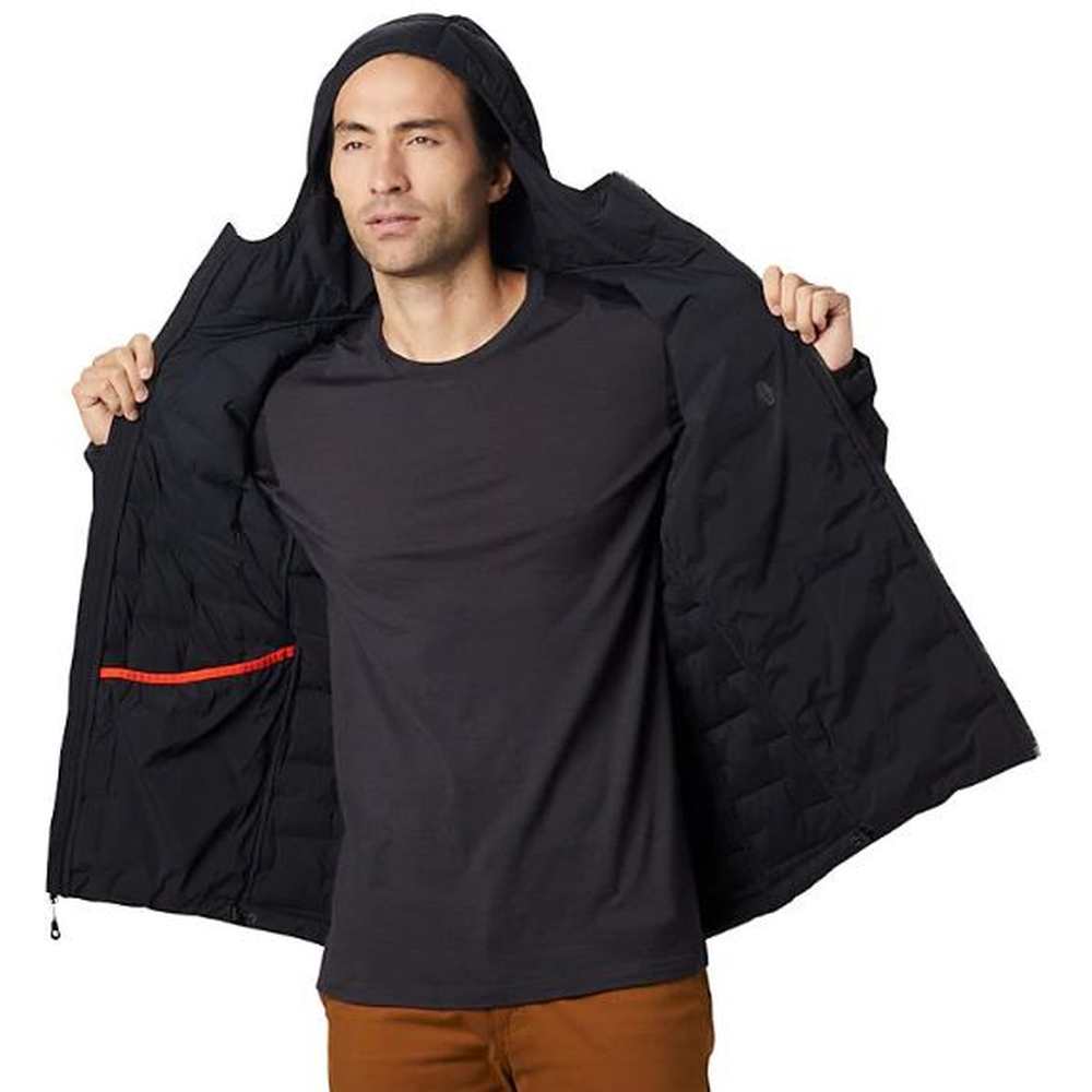 Men's Stretchdown Hooded Jacket - Image 3
