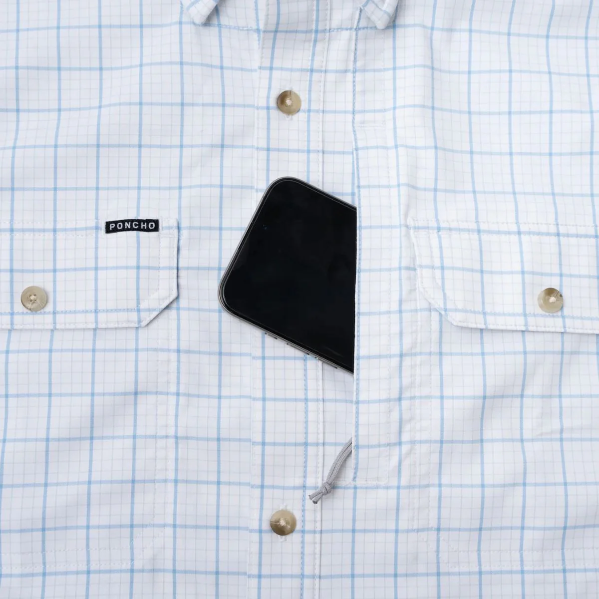 Poncho Men's Original Performance Long Sleeve - The Andros Town - Image 4
