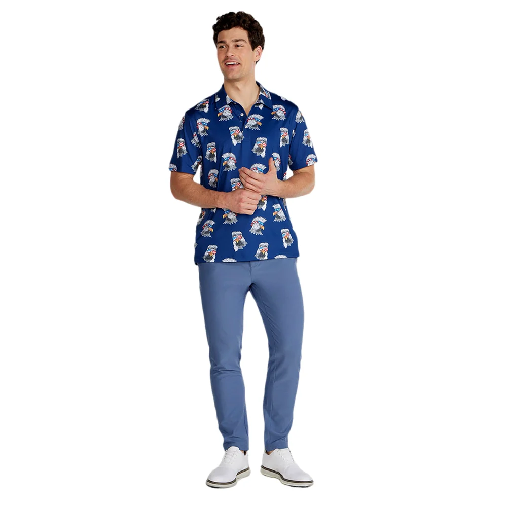 Chubbies Men's The Bird Eye Blind Performance Polo - Image 2