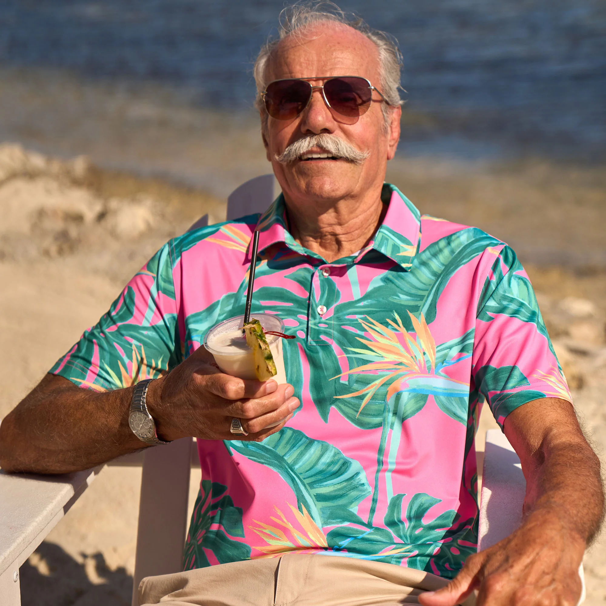 Chubbies Men's Birds of Paradise Polo - Image 3