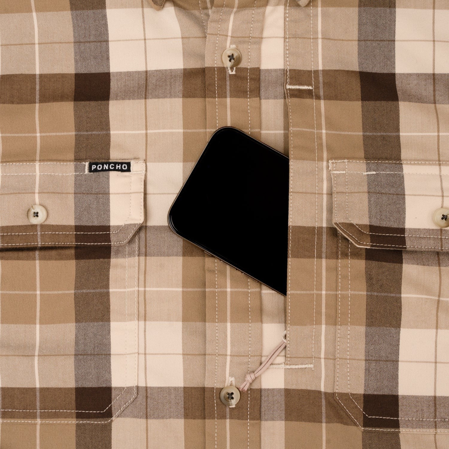 Poncho Men's Performance Flannel - The Caprock - Image 6