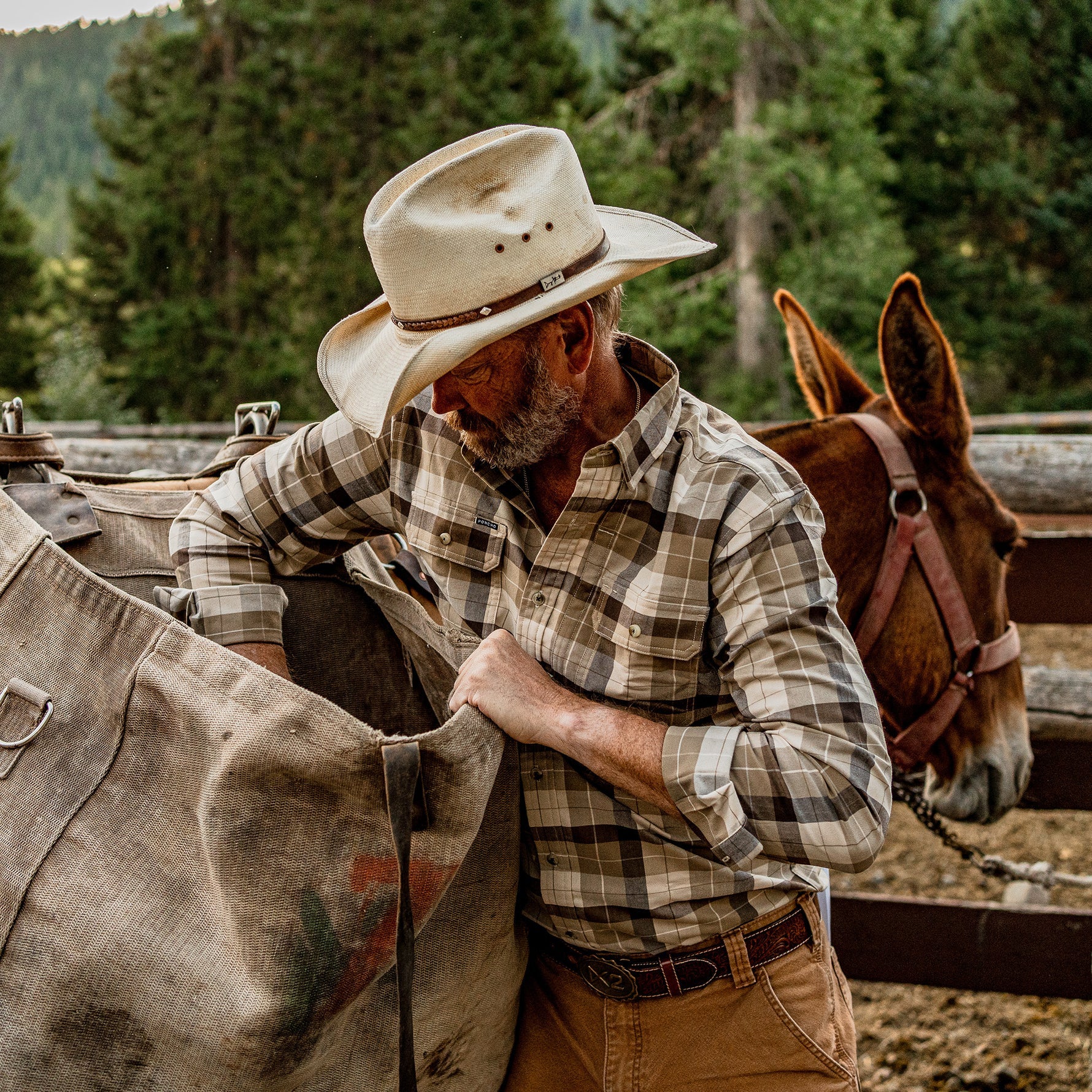 Poncho Men's Performance Flannel - The Caprock - Image 7