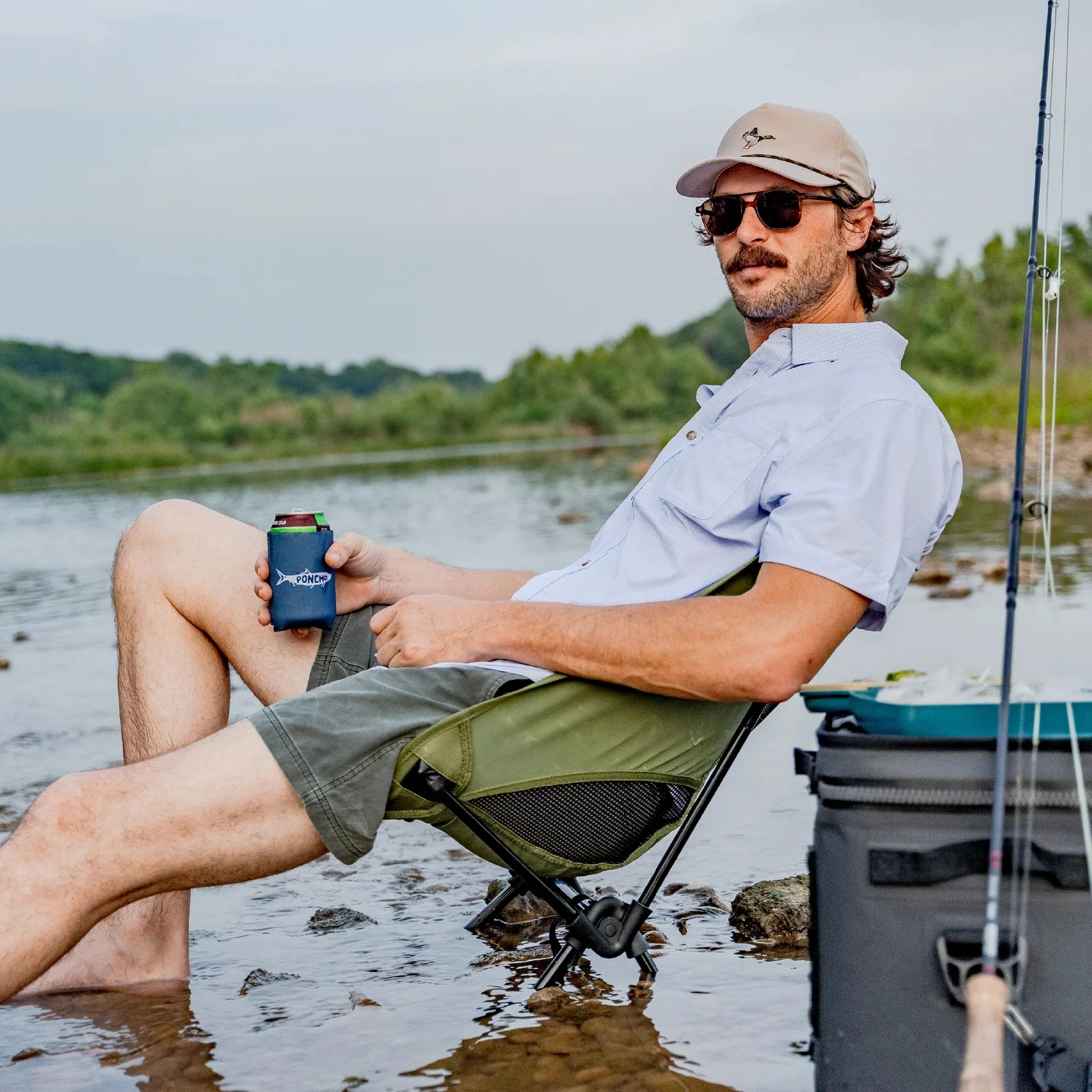 Poncho Men's Ultra-Lite Short Sleeve Performance - The Copano - Image 6