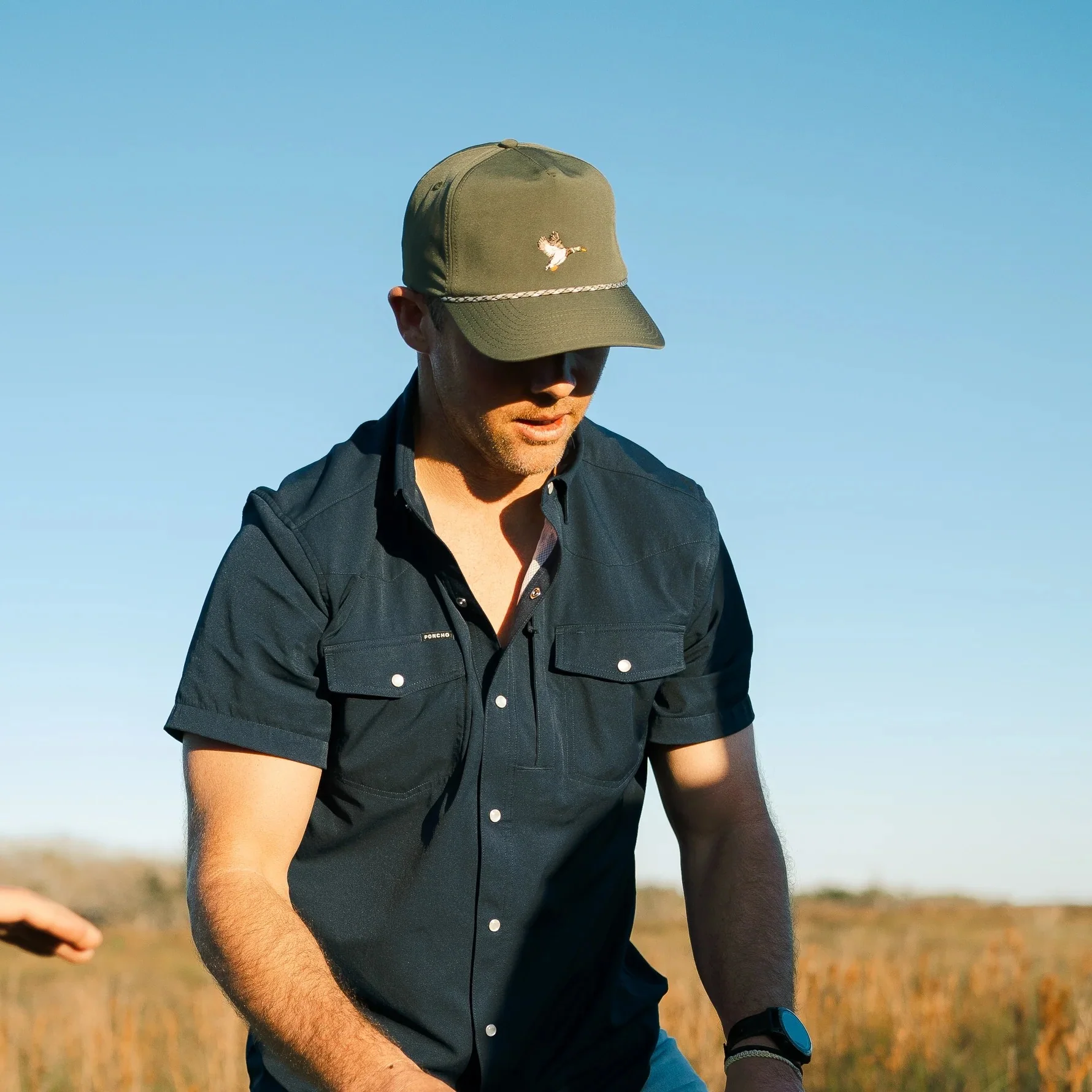 Poncho Men's Western Short Sleeve Performance - The Del Mar - Image 6