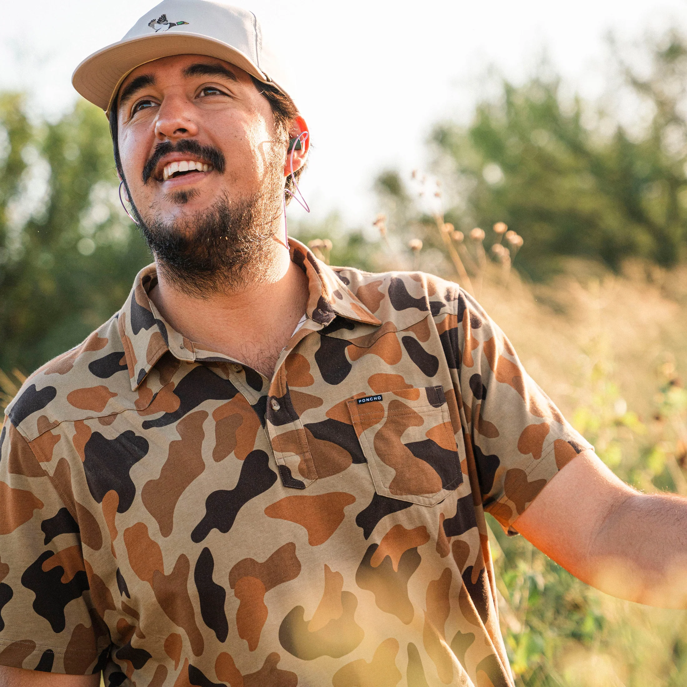 Poncho Men's Field Polo - The Dove Stool - Image 4