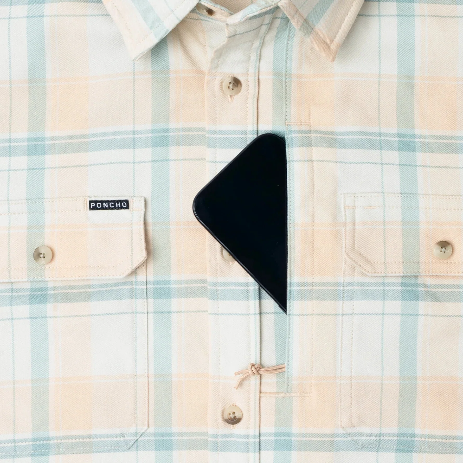 Poncho Men's Performance Flannel - The Encinitas - Image 4