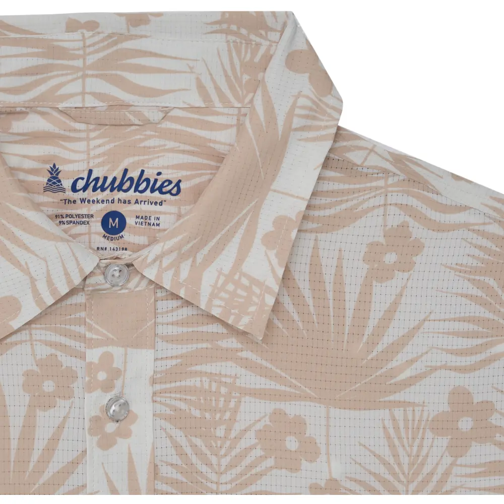 Chubbies Men's The Fern FLow BreezeTech Short Sleeved Button-Up - Image 2