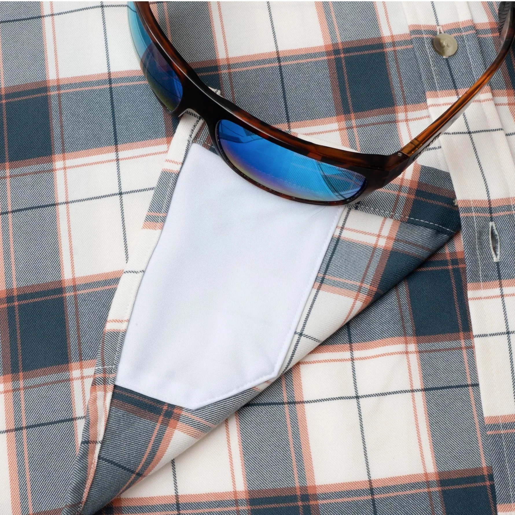 Poncho Men's Performance Flannel - The Half Moon - Image 4