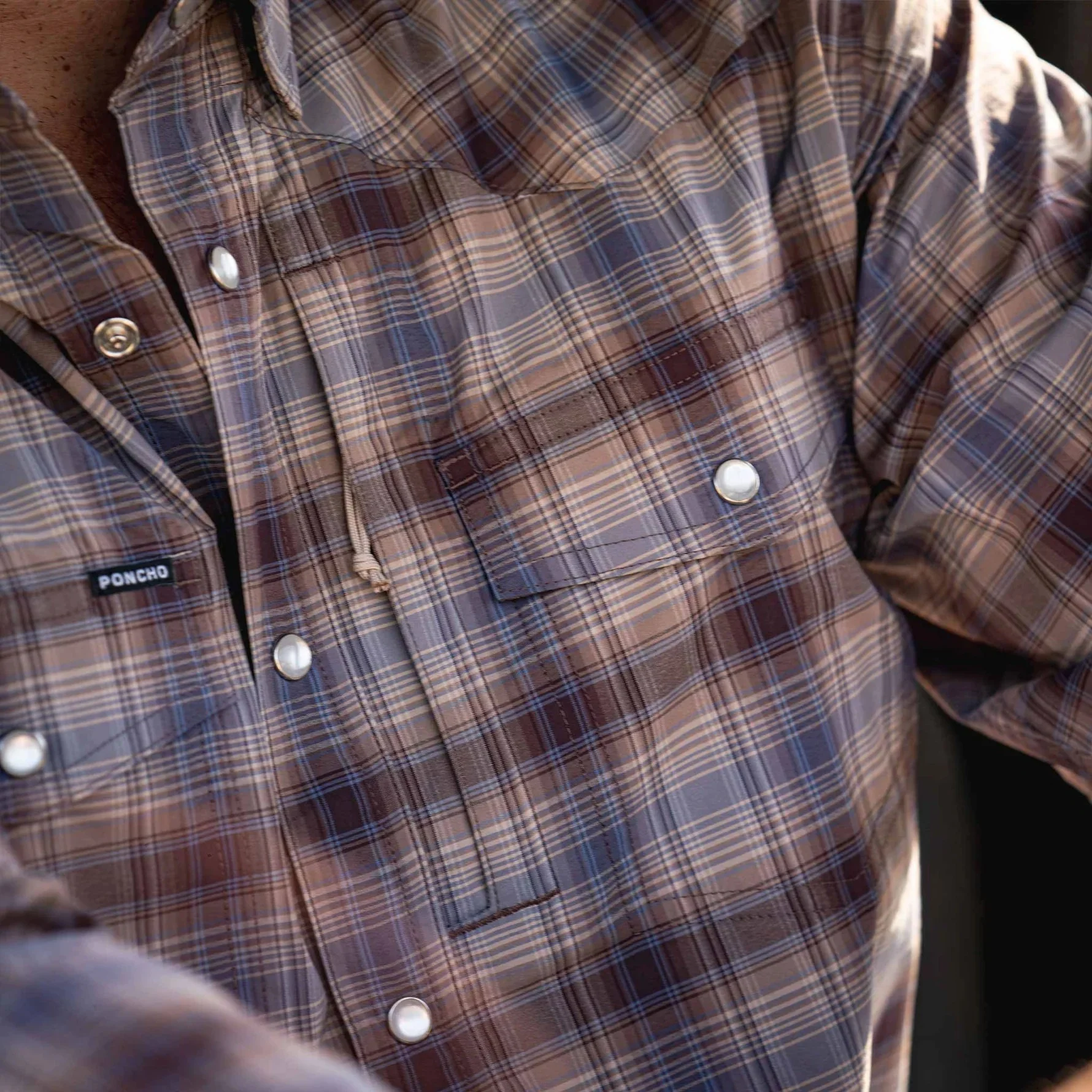 Poncho Men's Western Performance - The Muleshoe - Image 3