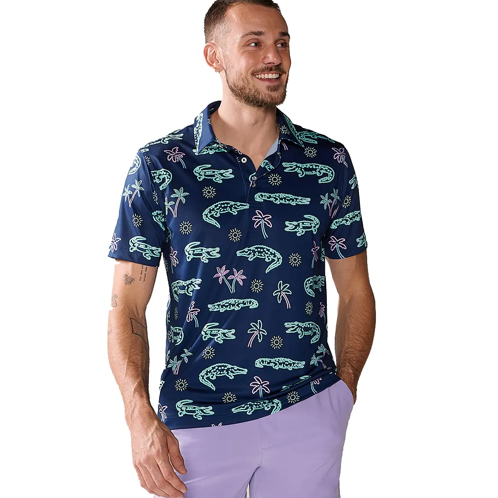 Chubbies Men's The Neon Glade Polo 2.0