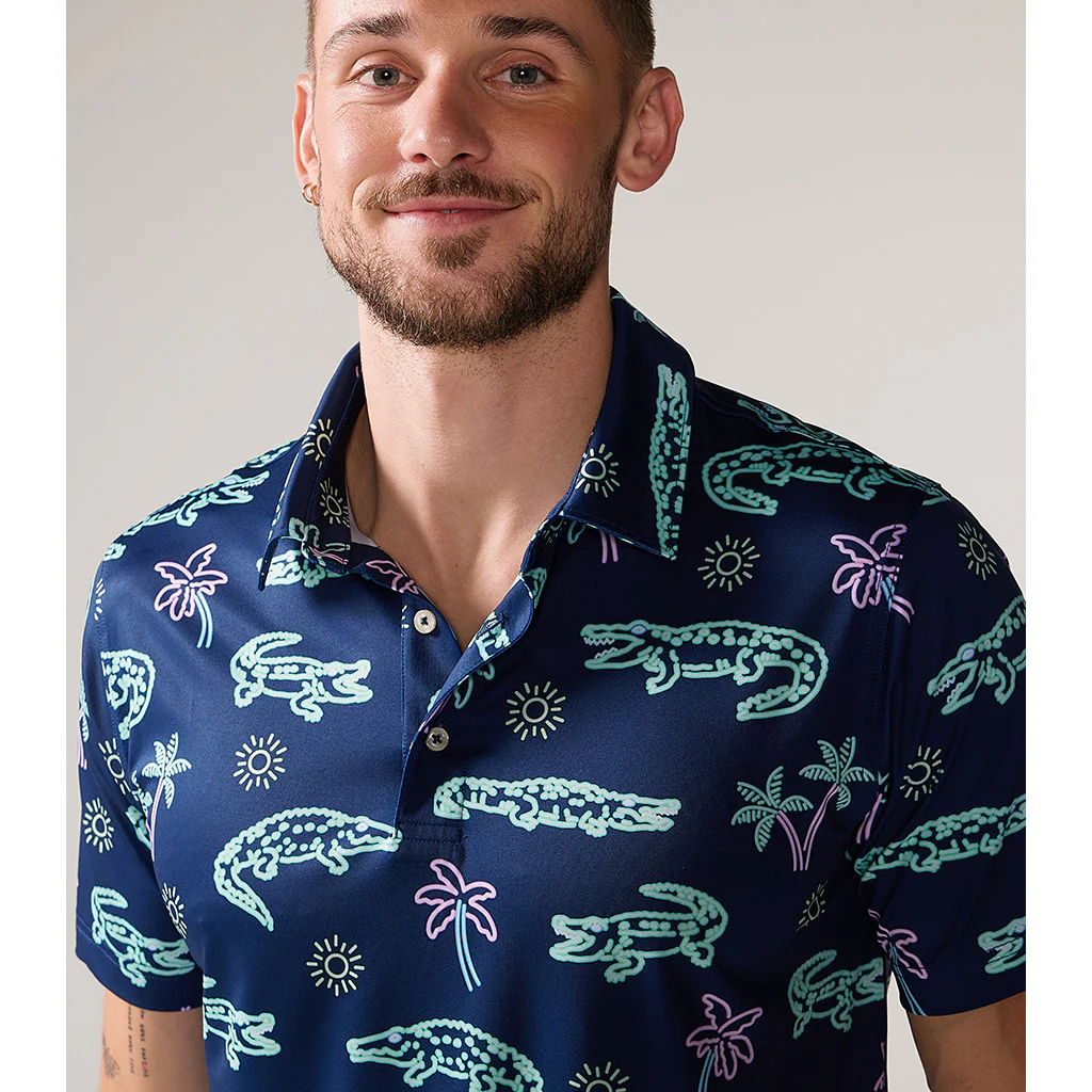 Chubbies Men's The Neon Glade Polo 2.0 - Image 4