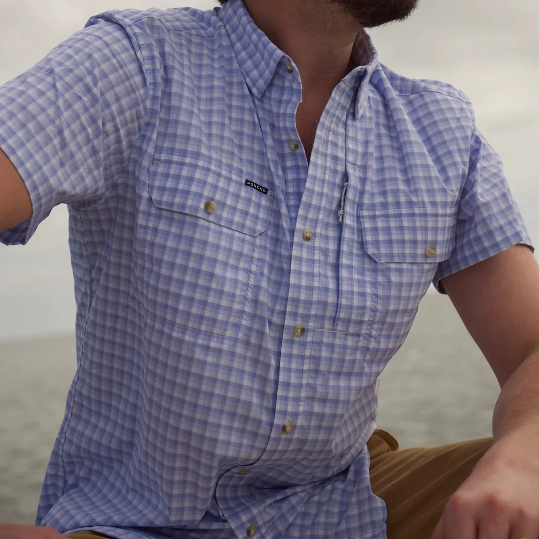 Poncho Men's Original Short Sleeve Performance - The Ono - Image 5