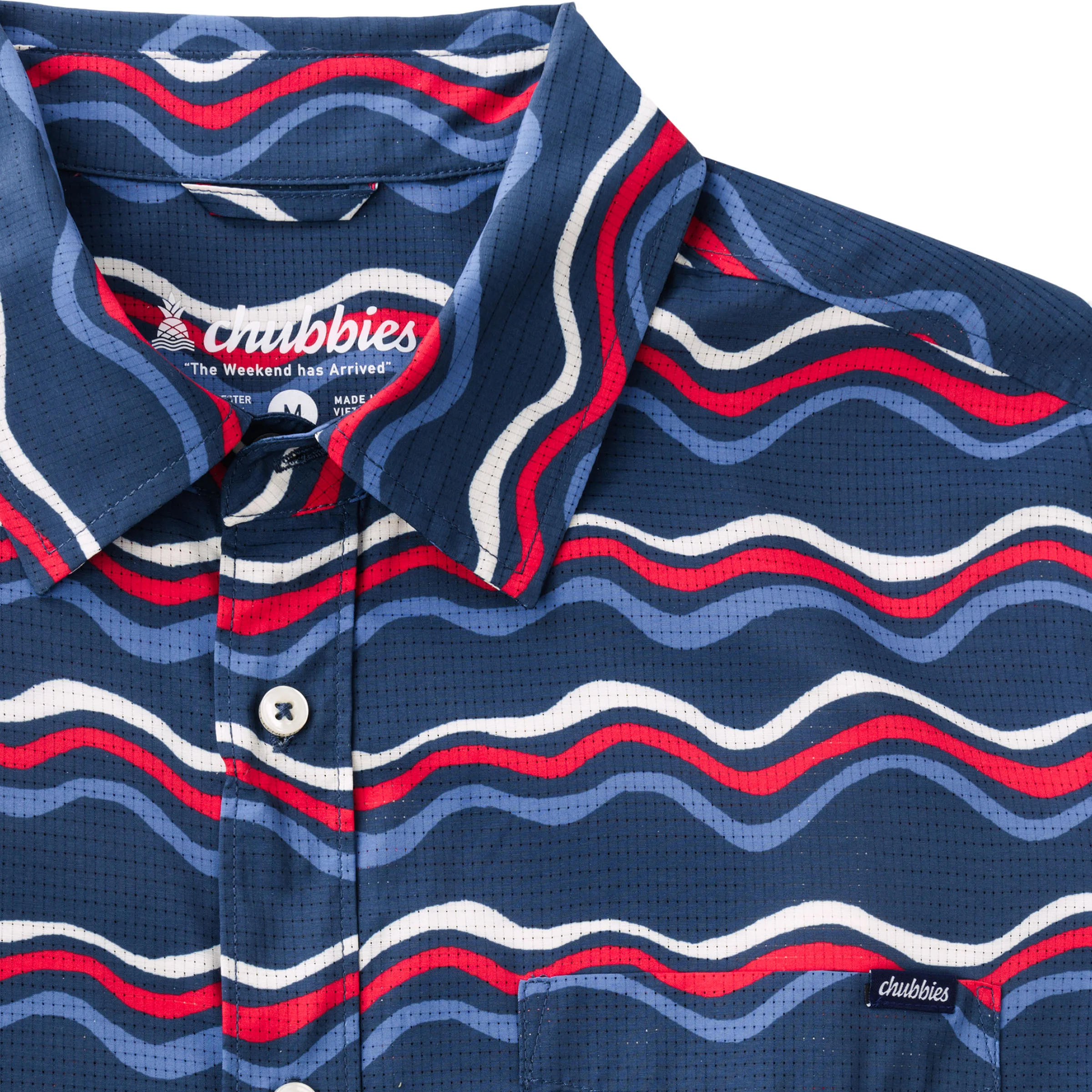 Chubbies Men's The Sea to Shining Button Up Short Sleeve (BreezeTec) - Image 2