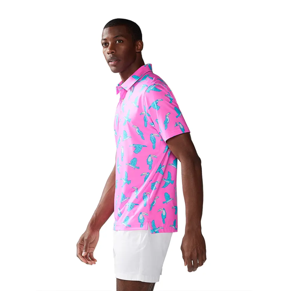 Chubbies Men's The Toucan Do It Performance Polo - Image 4