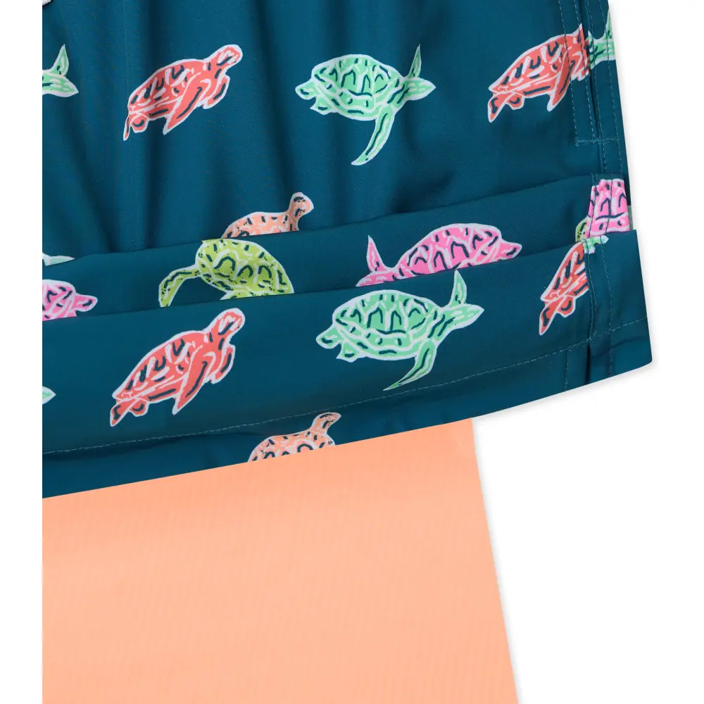 Chubbies Men's The Turtally Awsome 4" Line Swim Trunks - Image 2