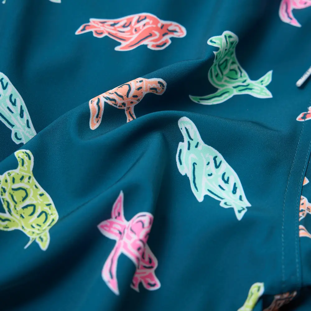 Chubbies Men's The Turtally Awsome 4" Line Swim Trunks - Image 3
