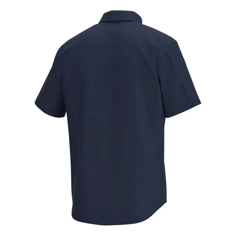 Huk Men's Tide Point Solid Short Sleeve - Image 4