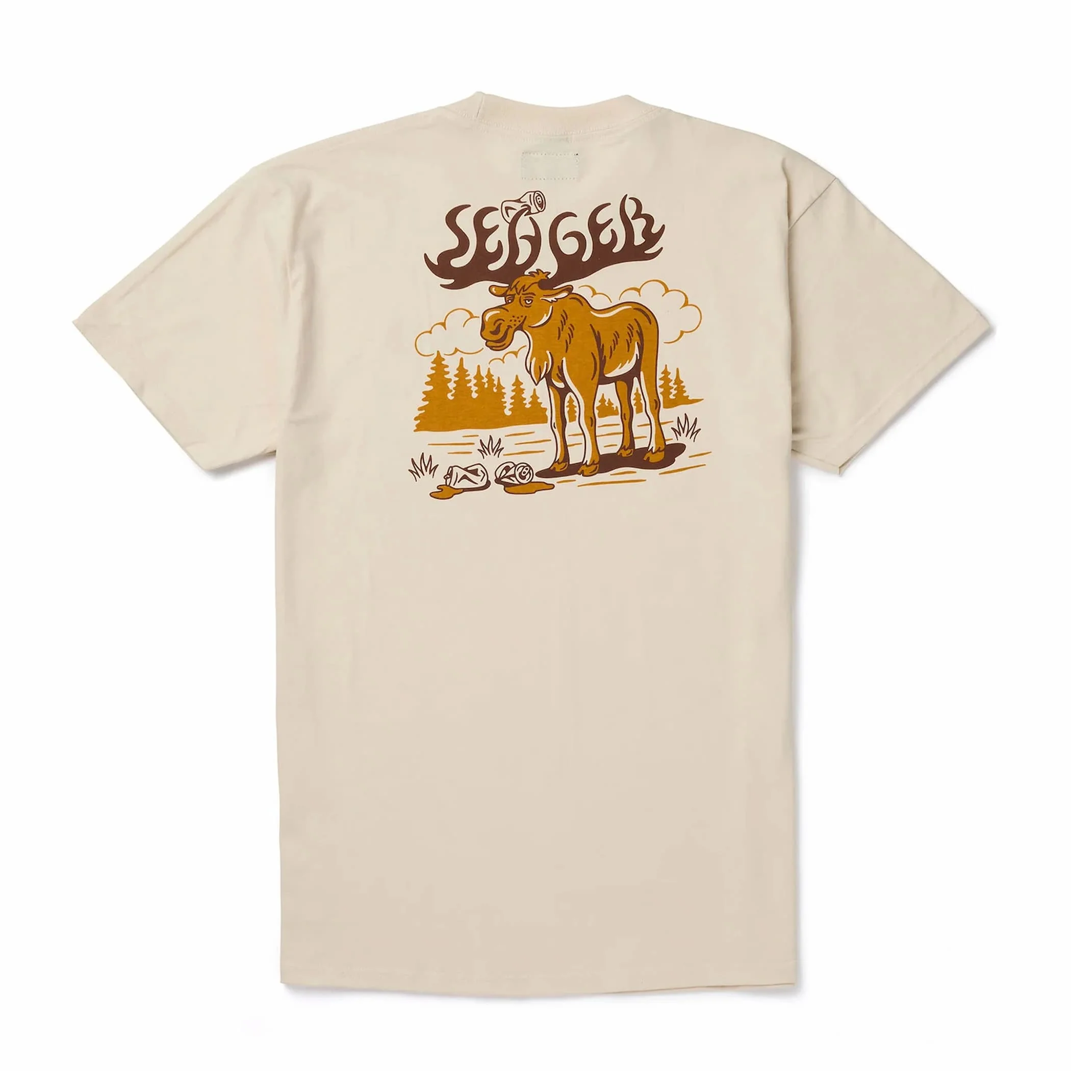 Seager Men's Tipsy Moose Short-Sleeve Tee - Image 3