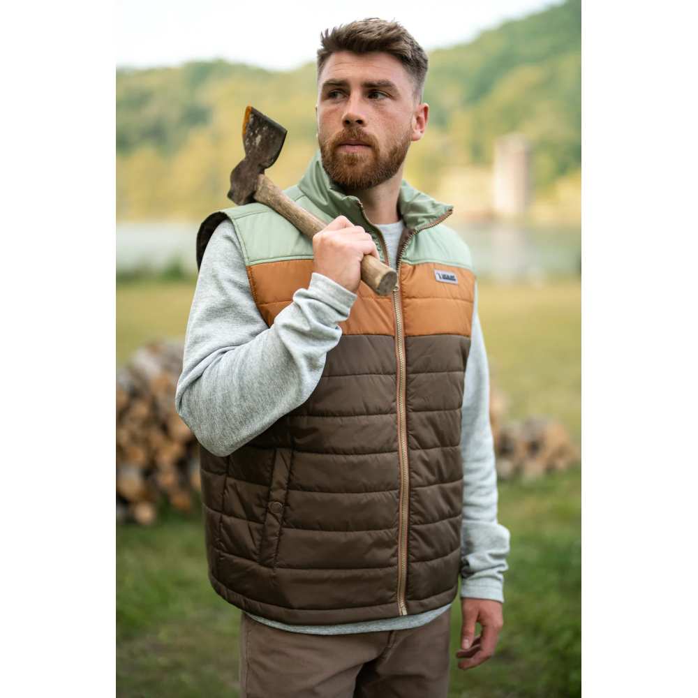 Local Boy Outfitters Men's Tri-Color Puffer Vest - Image 2