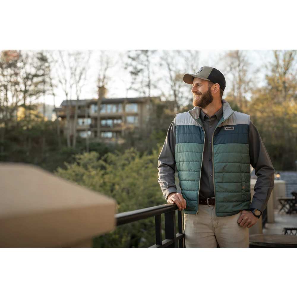 Local Boy Outfitters Men's Tri-Color Puffer Vest - Image 3