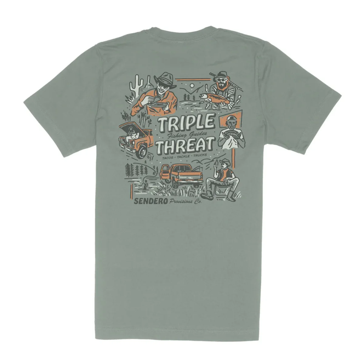 Sendero Men's Triple Threat Short Sleeve T-Shirt - Image 2