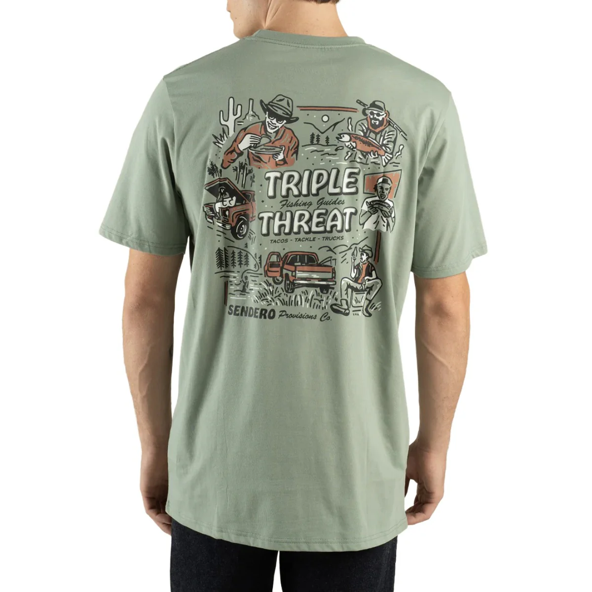 Sendero Men's Triple Threat Short Sleeve T-Shirt - Image 4